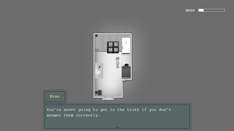 A screenshot from Fragments which shows Evan - the protag - dreaming A screenshot from Fragments which shows Evan - the protag - dreaming
