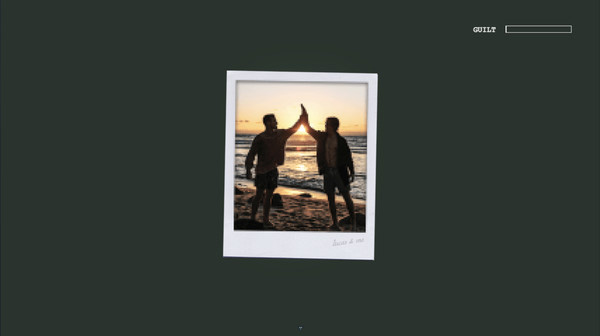 A screenshot from Fragments that shows a Polaroid photograph of the protag A screenshot from Fragments that shows a Polaroid photograph of the protag
